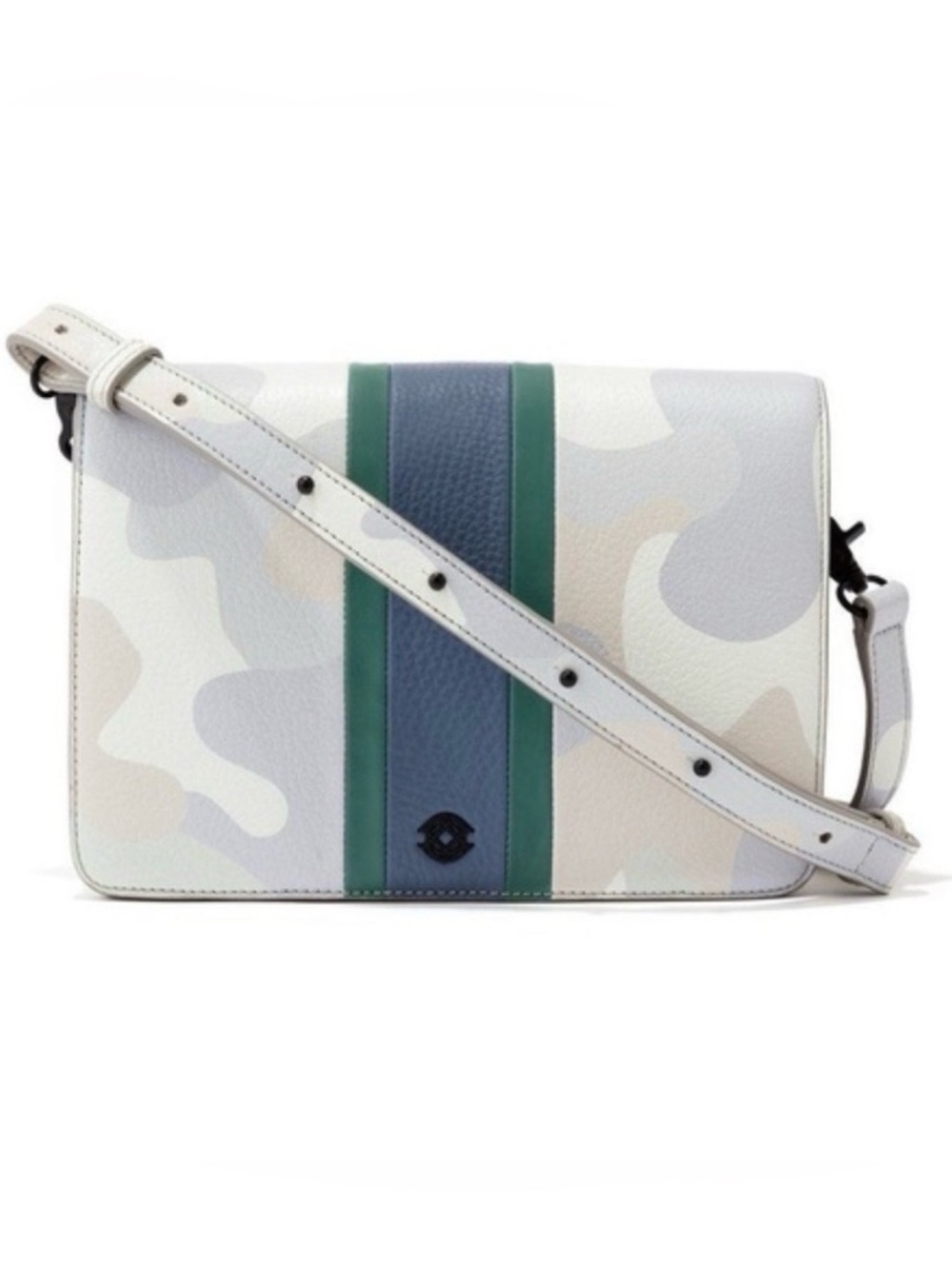 DAGNE DOVER Medium Andra Crossbody Bag Gray Haze Camo Stripe